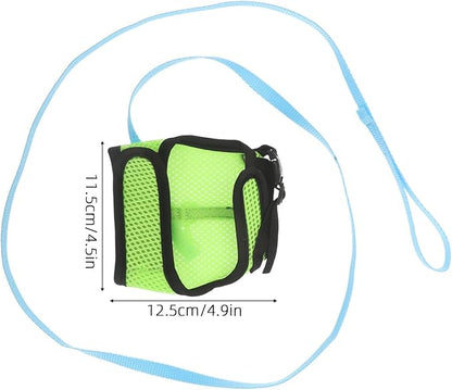 YARNOW 2pcs Adjustable Small Pet Harness Leash Set for Rabbits and Guinea Pigs – Breathable Mesh Vest, Medium Size, Outdoor Walking and Training Safety Gear