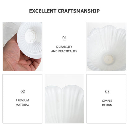 NOLITOY Wedding Pot Large Outdoor Pots for Indoor Urn Vase Pots Vase Houseplant Plant Cage Pillar Planter Houseplant Garden Rome White Front Door