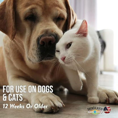 Apple Cider Vinegar Pet Shampoo 1 Gallon for Dogs & Cats | Cruelty-Free | Biodegradable and Non-Toxic | Made in The USA