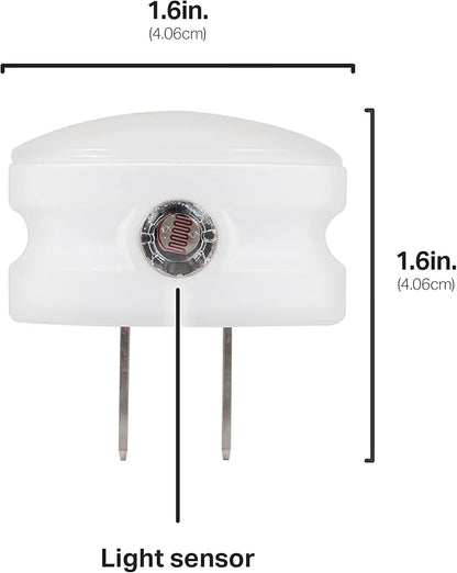 Lights by Night Night Lights Plug into Wall, 2-Pack, LED Plug in Nightlight, Warm White, Dusk to Dawn Sensor, Adults, Kids Room, Bedroom, Bathroom, Nursery, Hallway, Kitchen, 43950