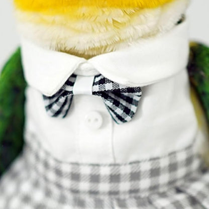 Bird Costume Bird Diaper Flight Suit Cute JK Dress Dress Skirt Clothes Cosplay Photo Prop for Parrots Macaw Cockatoo (Without Diaper,Macaw)