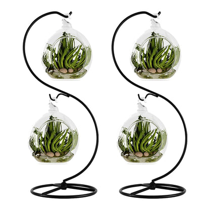CXLE 2pcs Ornament Display Stand, Ornament Hanger Stand for Hanging Glass Globe Air Plant Terrarium, Witch Ball, Christmas Decor and Home Wedding Decoration
