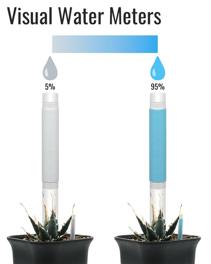 Diligrow Aquameter – Soil Moisture Meter for Succulents, General Plant, Bonsai, Gardening & Farming, Indoor & Outdoor, Beginner-Friendly (12 PCS)