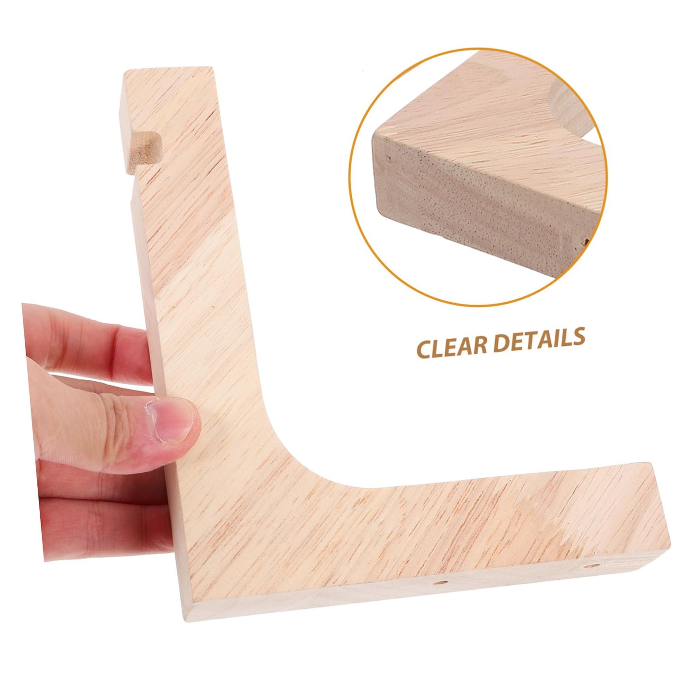 TIDTALEO 2pcs Wooden Plant Hanger Hooks Heavy-Duty Wall Mount Brackets for Indoor and Outdoor Hanging Pots Sturdy Natural Wood Plant Holder Stand for Wall Hanging and Flowerpots