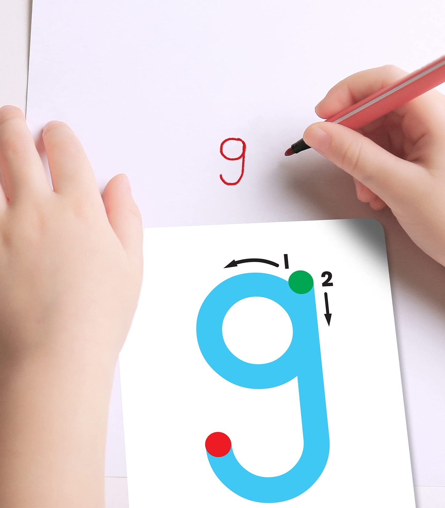 Key Education 26-Piece Textured Touch and Trace Cards Lowercase Letters, Color-Coded Letter Tracing Flash Cards, Multisensory Alphabet Cards for Letter Recognition, Practice Alphabet Writing