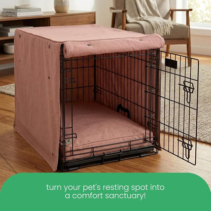Molly Mutt Kyoto Dog Crate Cover, GOTS-Certified 100% Organic Cotton Canvas Cover for Dog or Puppy Kennel and Cage, Washable, Free of Harmful Chemicals, XXX-Large, Fits 54"x37"x45" Crate