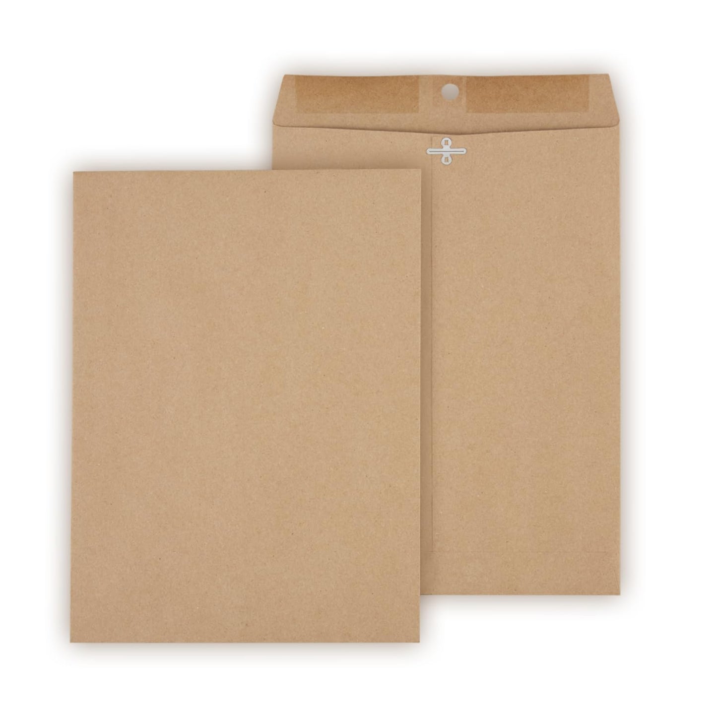 Staples 9 x 12 Kraft Clasp Catalog Envelopes, Brown, Eco‑Friendly Heavyweight Mailing Envelopes with Metal Clasp & Gummed Seal, 100/Pack