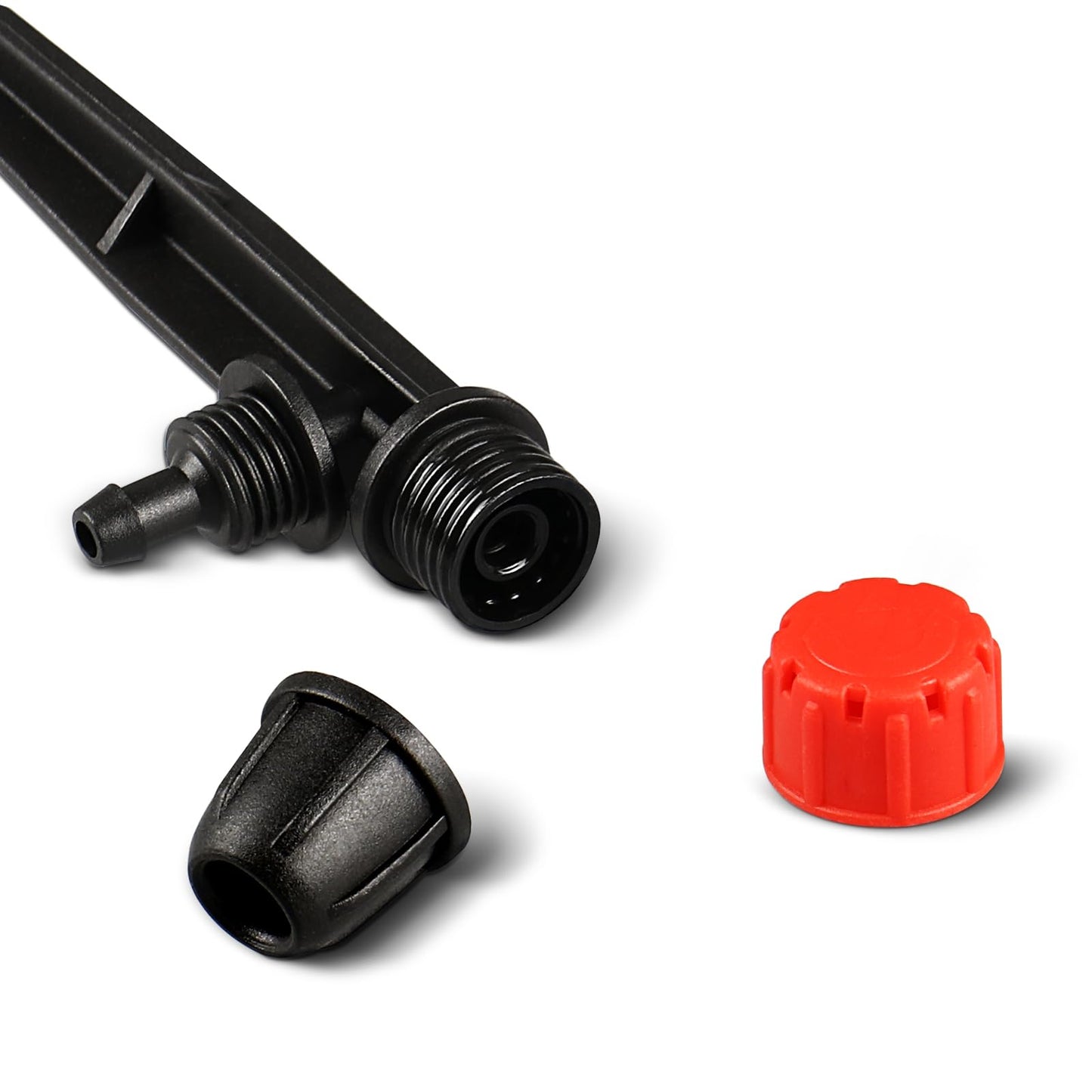 Gardrip 55 Pieces Drip Emitters Stream with Stake for 1/4" Irrigation Tubing: Adjustable 360 Degree Water Flow Irrigation Universal Sprayer Drip Pipe Sprinklers Fittings for Garden Watering System