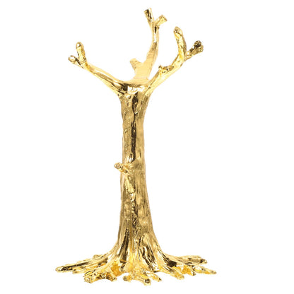 HOMSFOU Gold Tree Branch Metal Sphere Holder for Crystal Ball and Mineral Specimen, Tabletop Ornament Rack for Small Collectibles and Home Decor