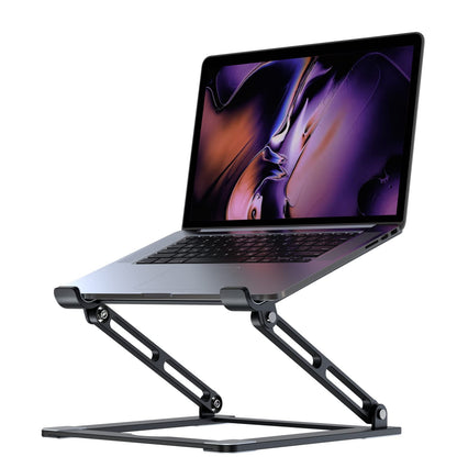 VIGLT Laptop Stand for Desk, Adjustable Laptop Stand Holder Portable Laptop Riser with Multi-Angle Height Adjustable Computer Stand for MacBook Air/Pro and More Notebooks 10-17.3"-Black