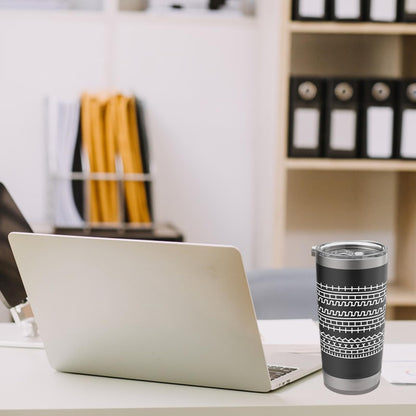 ishenkea 20 Oz Stainless Steel Hidden Message Tumblers，Personalized Tumbler Gifts For Coworker (Black)