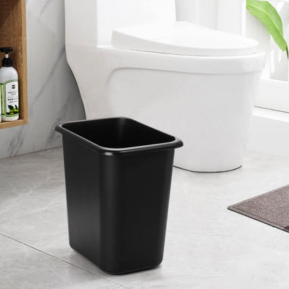 yarlung 4 Pack Small Trash Can, 2 Gallon/8L Garbage Can Bin Plastic Waste Basket Barrel for Bedroom, Kitchen, Bathroom, Office, 10x7x10.5 Inches, 2 Colors