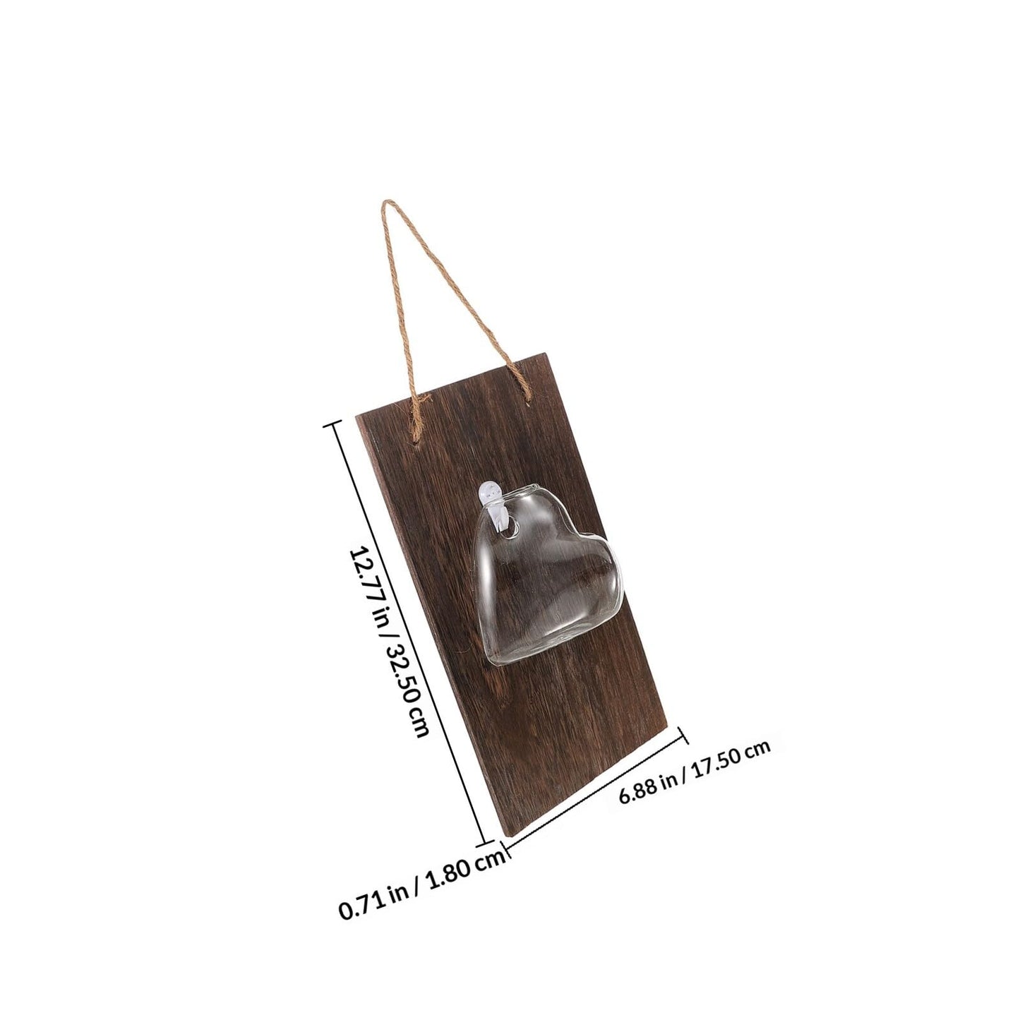 TOYANDONA Wall Mounted Glass Hydroponic Vase Set, Air Planter Glass Pot for Indoor Plant Propagation and Home Décor, Creative Terrarium Flowerpot for Living Room and Office