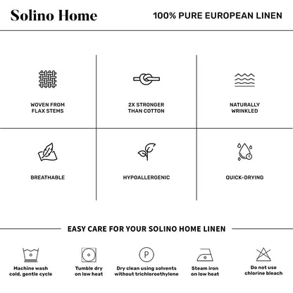 Solino Home Linen Cloth Napkins Set of 4-100% Pure Linen Red Garnet Dinner Napkins 20 x 20 Inch for 4th of July - Athena, Handcrafted and Machine Washable