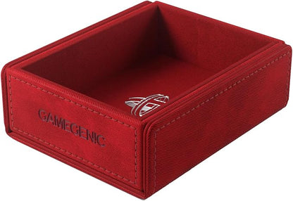 Gamegenic Token Keep - Premium Token Box for Safe Storage, Fits Dungeon 1100+ and Dungeon S 550+, Holds Tokens, Dice, and Cards, Fully Usable During Gameplay, Red Color, Made