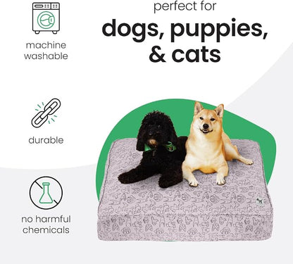 Molly Mutt Only You Dog Bed Duvet Cover, 100% Cotton Canvas Cover for Dog, Puppy, or Cat Bed, Durable, Washable, and Free of Harmful Chemicals, Small, 22"x27"x5"