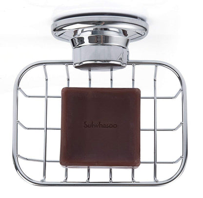 SANNO Suction Cup Soap Holder, Soap Dish Saver Tray Bar Soap Sponge Holder for Shower Wall, Bathroom, Tub and Kitchen Sink Stainless Steel
