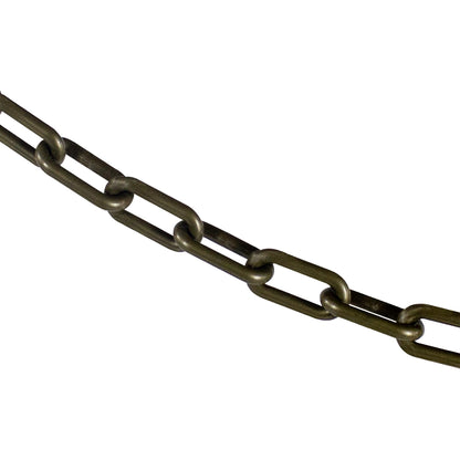 Mr. Chain Plastic Barrier Chain, Khaki Gold, 1.5-Inch Link Diameter, 25-Foot Length (30007-25)