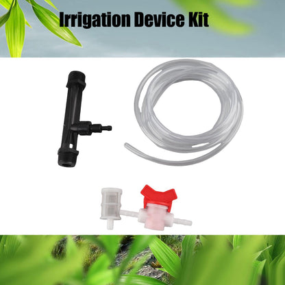 banapoy 3/4 Inch Venturi Fertilizer Injector, Garden Irrigation Device Water Tube Drip Irrigation Kit for Garden Farm Liquid Fertilizer Injection