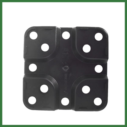 raseparter 10 Pack 1.4 Gallon Plastic Planter Nursery Seedling Pots Square with Holes Garden Flower Seedling Pot Container for Seedling Cuttings Transplanting