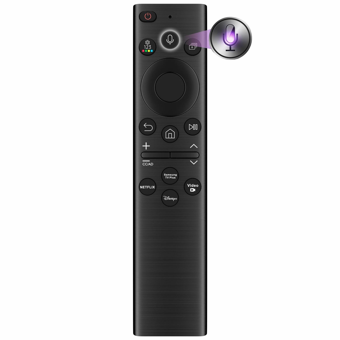 B Braince Smart Remote Compatible with Samsung Smart TV Remote Replacement 2025-2019, Voice Control remoto Samsung Smart tv, Mic, Bluetooth, Universal, Tizen OS, No Solar. 2-Year Warranty.