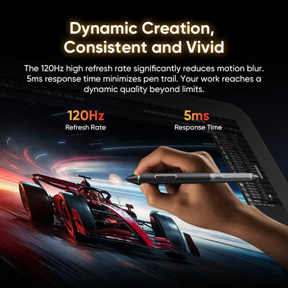 XPPen Artist Pro 27 (Gen 2) Drawing Tablet with Screen | 27Inch 4K 120Hz for Professional Artists, Animators Graphic Designers | Calman Certified Color Accuracy | X3 Pro with Tilt Support