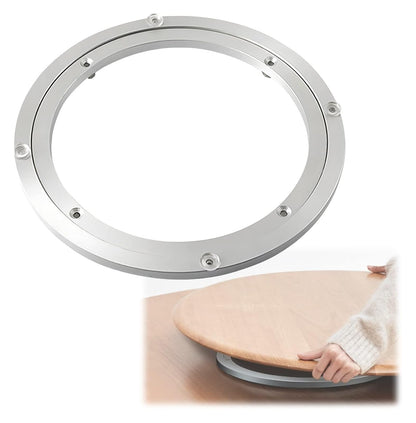 Lazy Susan，Ball Bearings， Turntable Silent Base for Round Table Hardware for Dining TV Computer Monitor Cake Stand(20cm (8inch))