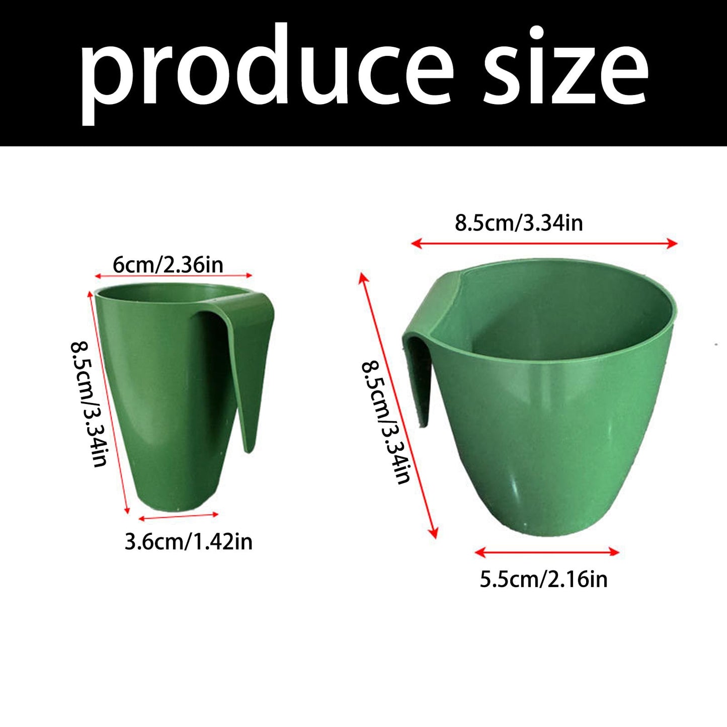 Strawberry Propagation Cups with Runner Forks Breathable Nursery Pots for Root Rot, Food Grade Greenhouse Seedling Cups for Balcony and Garden