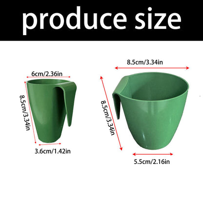 Strawberry Propagation Cups with Runner Forks Breathable Nursery Pots for Root Rot, Food Grade Greenhouse Seedling Cups for Balcony and Garden