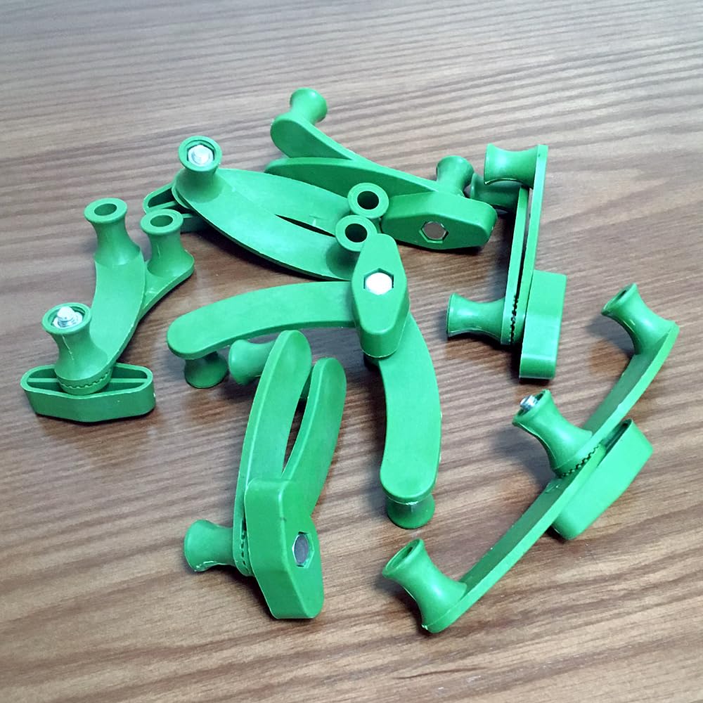 TOGRAND 8PCS Twig Bending Clips, Adjustable Plant Branch Benders, Reusable Garden Branch Training Tools, Fruit Tree Direction Growth Accessories, Bonsai Angle Control Helper, Green