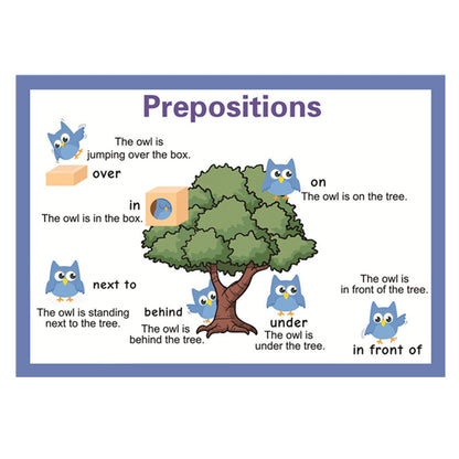 SANTSUN 5 Pcs Laminated Educational Preschool Posters for Toddlers| School classroom Posters | Class decorations for Kids Back to School Supplies, Preschool, Kindergarten, Elementary