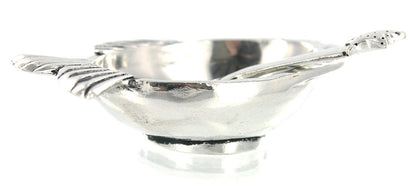 Basic Spirit Fish Salt Cellar w/Spoon Handcrafted Pewter Home Lead-Free SD-9