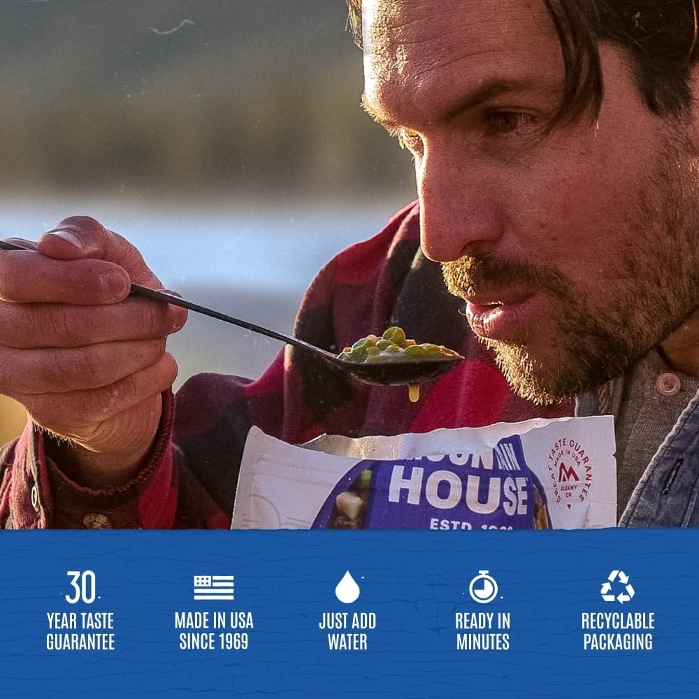 Mountain House Chicken Fajita Bowl | Freeze Dried Backpacking & Camping Food | Gluten-Free | 2 Servings