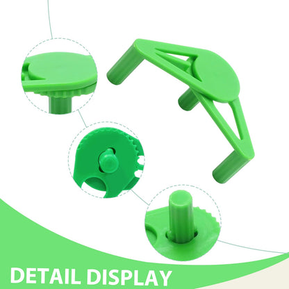 AXGSRV 50 PCS Adjustable Plant Training Clips, Green Low Stress Support Clips for Stem Bending, Ideal for Grow Tents and Gardening