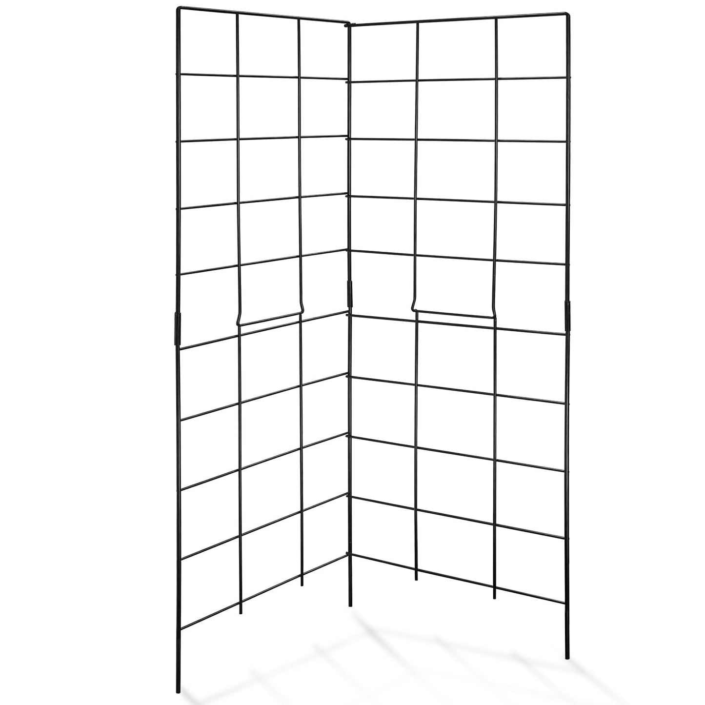 59" H x 31" L Foldable Garden Support Frame, Two Panel Metal Trellis Frame for Raised Beds, Outdoor Support Frame for Garden Beds, Yards