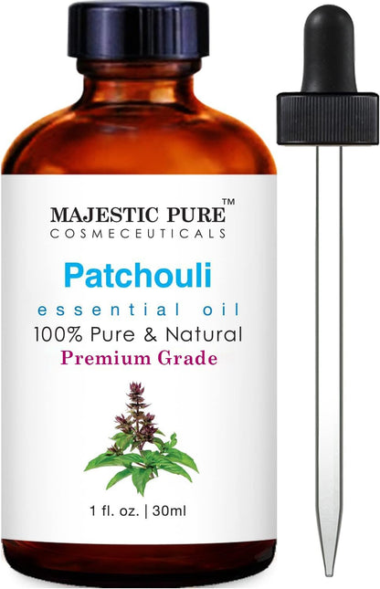 Majestic Pure Lavender Essential Oil with Glass Dropper - Huge 4 Fl Oz - 100% Pure and Natural Lavender Oil - Premium Grade Essential Oils for Diffuser, Aromatherapy, Soap and Candle Making