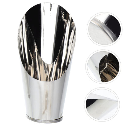 FUNOMOCYA Stainless Steel Bucket Shovel Bonsai Soil Scoop Plastic Soil Scoops for Garden Fertilizer Feed Scooper Small Soil Scoops Gardening Supplies Potted Scoops for Stainless Steel