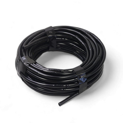 Drip Irrigation Line 1/4" Tubing Roll, 6" Emitter Spacing.52 GPH, Color Black (.170 ID x 240 OD) - Will Work from Gravity Feed (50' Foot Roll)