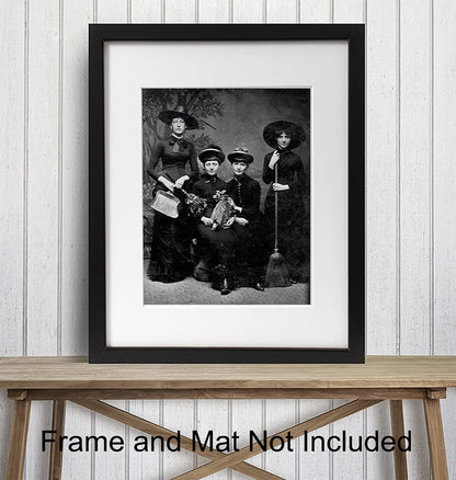 Victorian Witch Photography Gothic Wall Decor - Wiccan Pagan Art 8x10