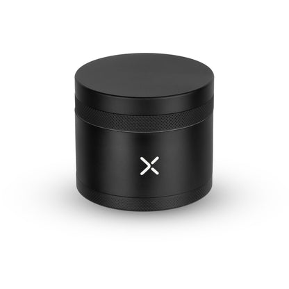 MillX Premium Toothless 2.5 Inch Aluminum Spice & Herb Grinder, Extra Storage Compartment, Manual Kitchen Use, Jam-free and Smooth Grinder (Matte Black)