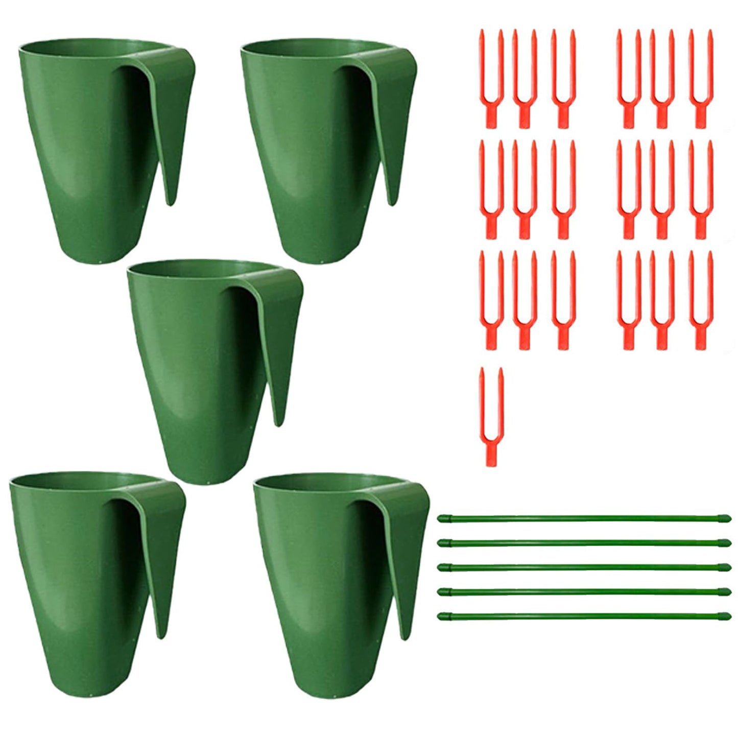 ordinarYone Breathable Strawberry Propagation Cups with Runner Forks for Root Rot and Promoting Growth in High Hu