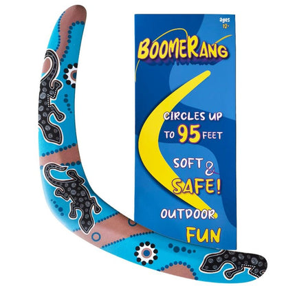 Boomerang for Adults and Kids, Boomerangs for Outdoor Sports & Games, Good Choice for Family activies, for Boys and Girls, Easy to Throw, EVA Foam, Different with Wooden Boomerang
