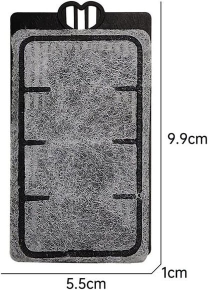 Aquarium Filter Cartridges Suit for 3.5W 280L/H Low-Water Fish Tank Filter Turtle Tank Reptiles Amphibians Frog Crab Cichlids Newt Filter Plate(Cartridges-8PCS)