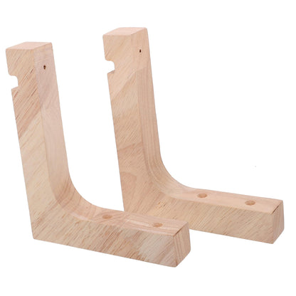 VICASKY Wooden Plant Hanger Hooks 2pcs Heavy-Duty Wall Mount Brackets for Hanging Indoor and Outdoor Flowerpots, Natural Wood Hanging Plant Stand for Garden and Home