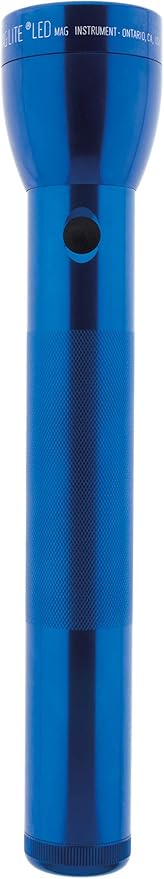 MagLite Battery-Powered LED Flashlight – ML300L 3-Cell D Flashlight with Adjustable Focus, Precise Beam, Long Battery Life, Water-Resistant for Emergency, Outdoor, and Camping