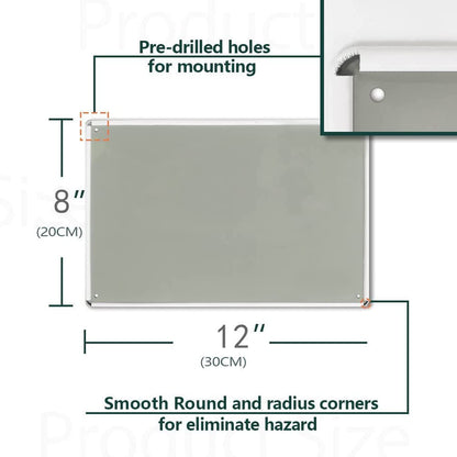Custom Metal Sign For Doors - Office & Home - 8 x 12 In