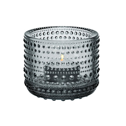 Iittala Kastehelmi Tealight Candleholders by Oiva Toikka (Grey)