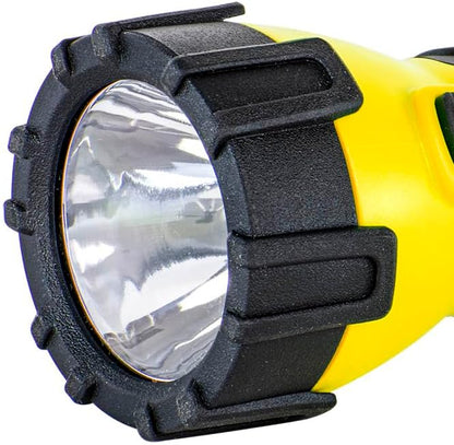 Dorcy 150 Lumen Floating Water Resistant LED Flashlight with Carabineer Clip, Yellow (41-2510)