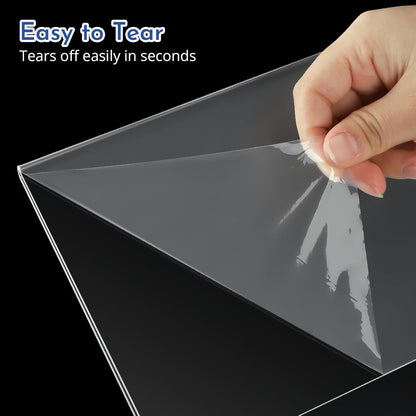 6 Pack Acrylic Sign Holder 8.5 x 11, Clear Desktop Menu Display Stand Slant Back Sign Holder, Plastic Flyer Stand for Displaying Posters Picture Flyers Menu(L Shape 8.5 x 11)