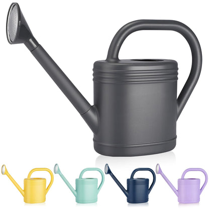 1 Gallon Watering Can for Indoor Plants, Garden Watering Cans for Outdoor Plant House Flower, Modern Plant Watering Can Large Long Spout with Sprinkler Head